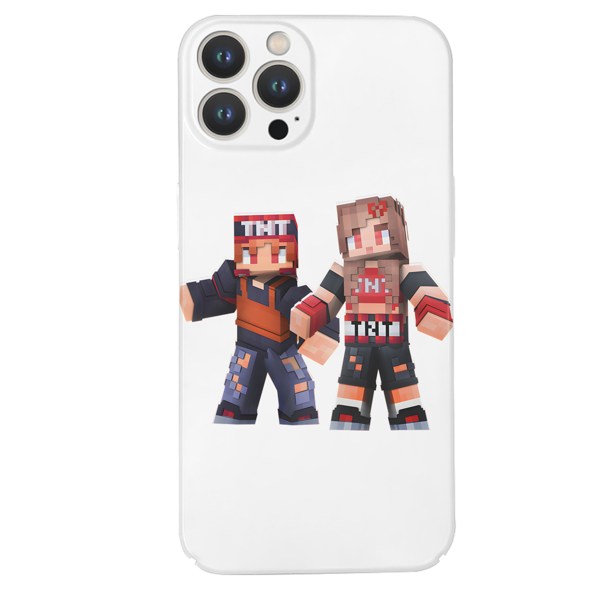 （画像用） マインクラフト ブロックの世界 Minecraft MC Block world 【iPhone 14シリーズ対応】ハードケース